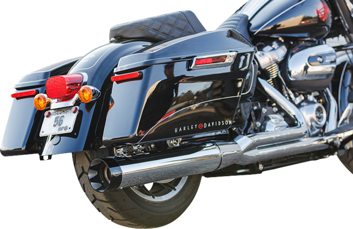 2-into-1 Sidewinder Exhaust System - 50-State - Chrome - M8 Touring 2017 - 2024