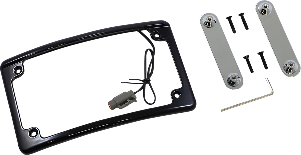 LED License Plate Frame - CVO - Black 2014 - 2022