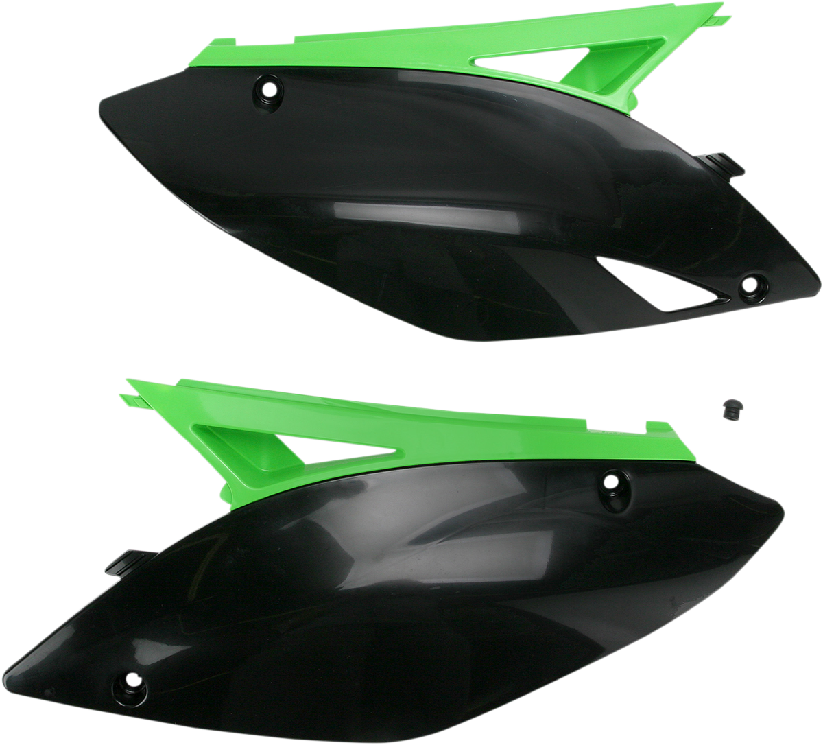 Side Panels - Black/Green 2009 - 2012