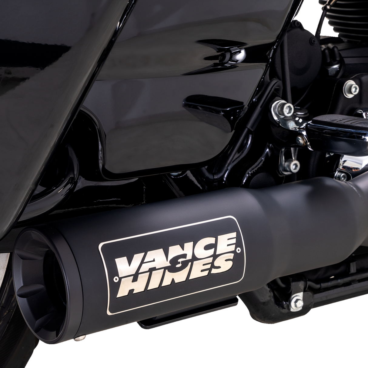 2-into-1 High Output PCX™ Exhaust System - Black - Touring 2017 - 2022