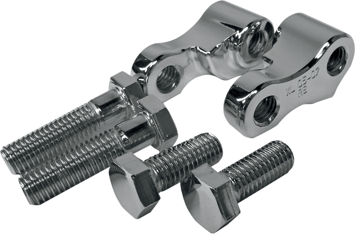 Rear Lowering Kit - Chrome - Lowers 1\" - \'05-\'15 XL 2005 - 2015