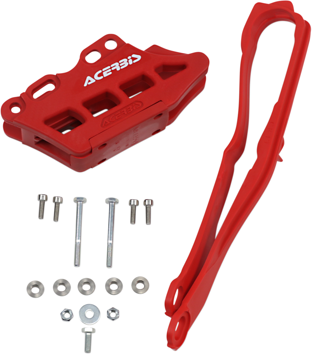 Chain Guide 2.0 and Slider Kit - Honda - Red 2019 - 2023