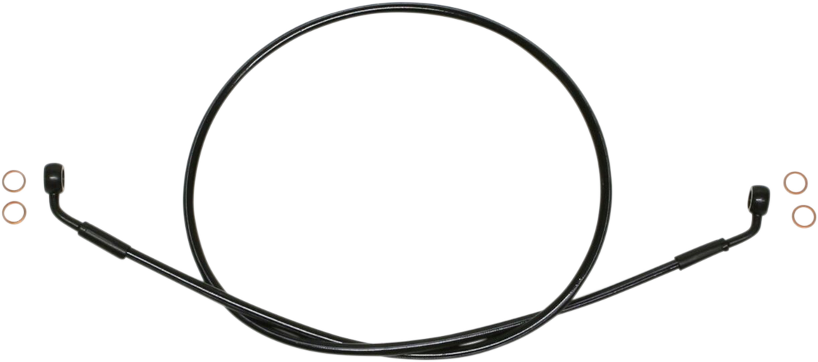 Brake Line - EZ Align - Stainless Steel - Black 2004 - 2021