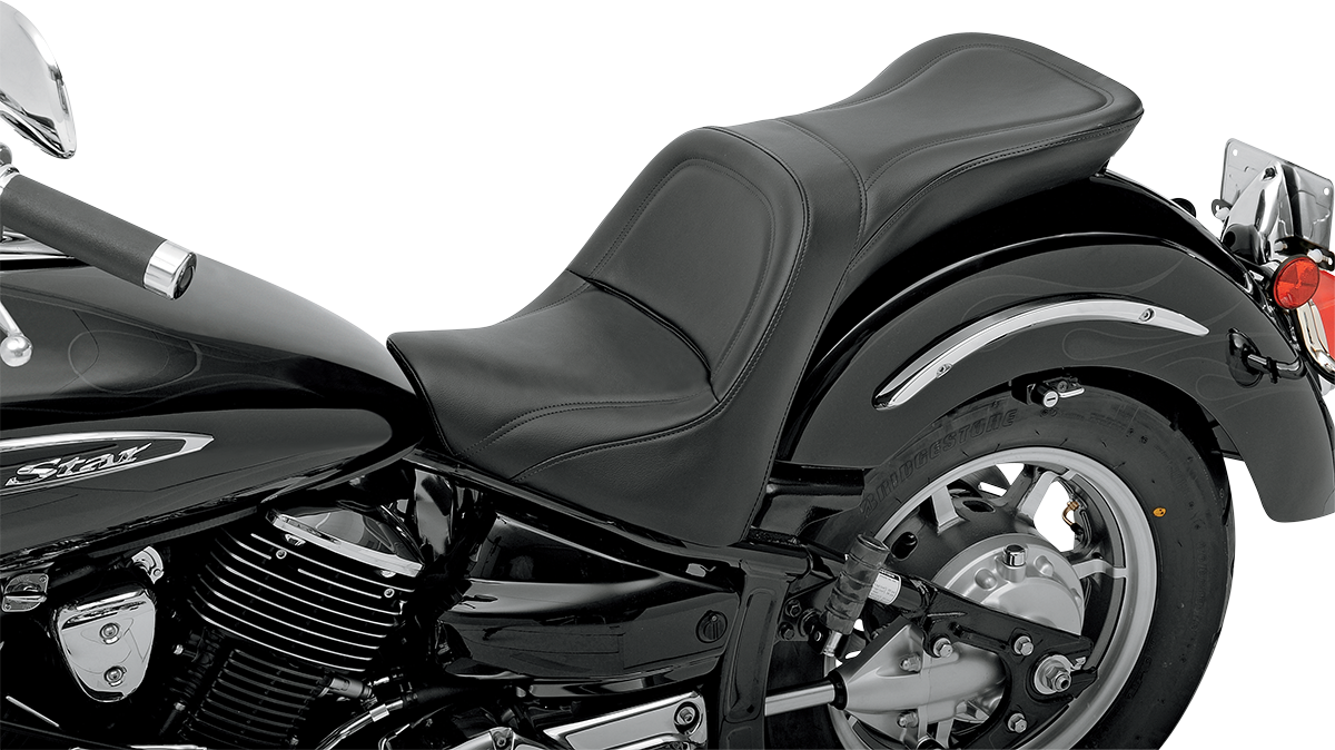 Seat - Explorer™ - without Backrest - Stitched - Black - XVS1100 1999 - 2009