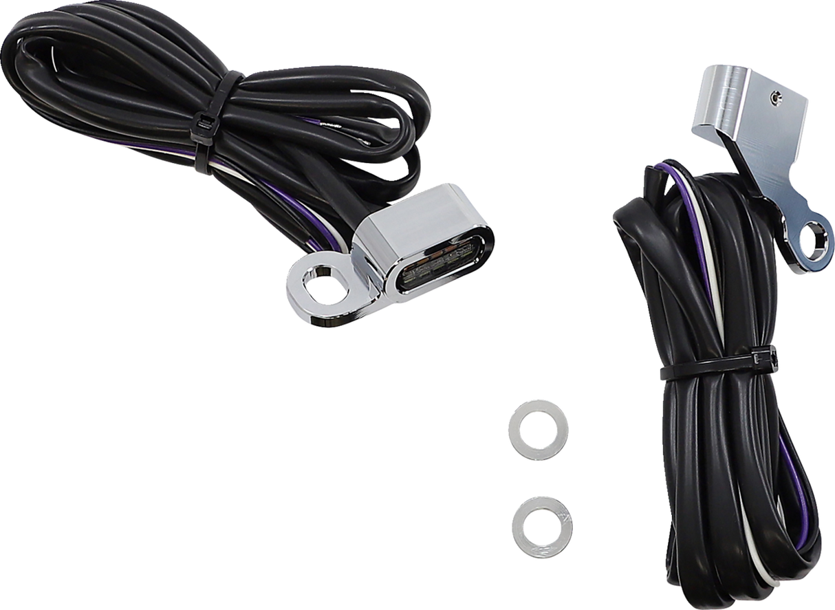 Marker Lights - White/Amber - Chrome 1996 - 2017