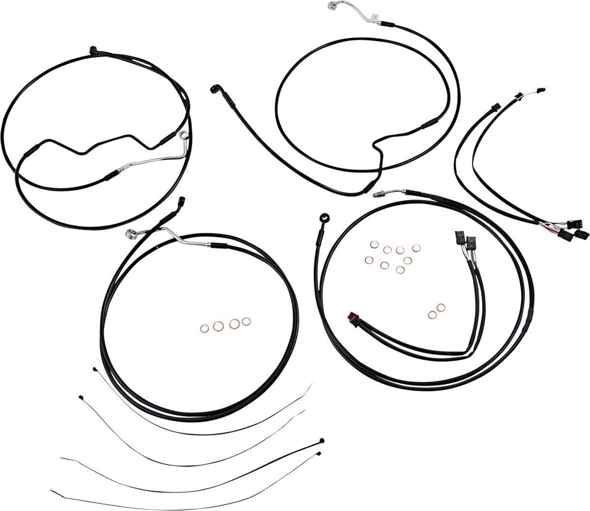 Control Cable Kit - XR - Black 2017 - 2020