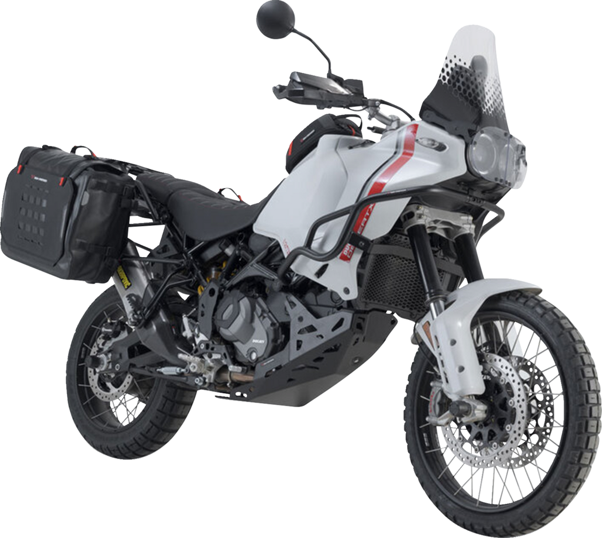 SysBag Side Bag System - Black - Ducati DesertX \'22-\'24 2022 - 2024