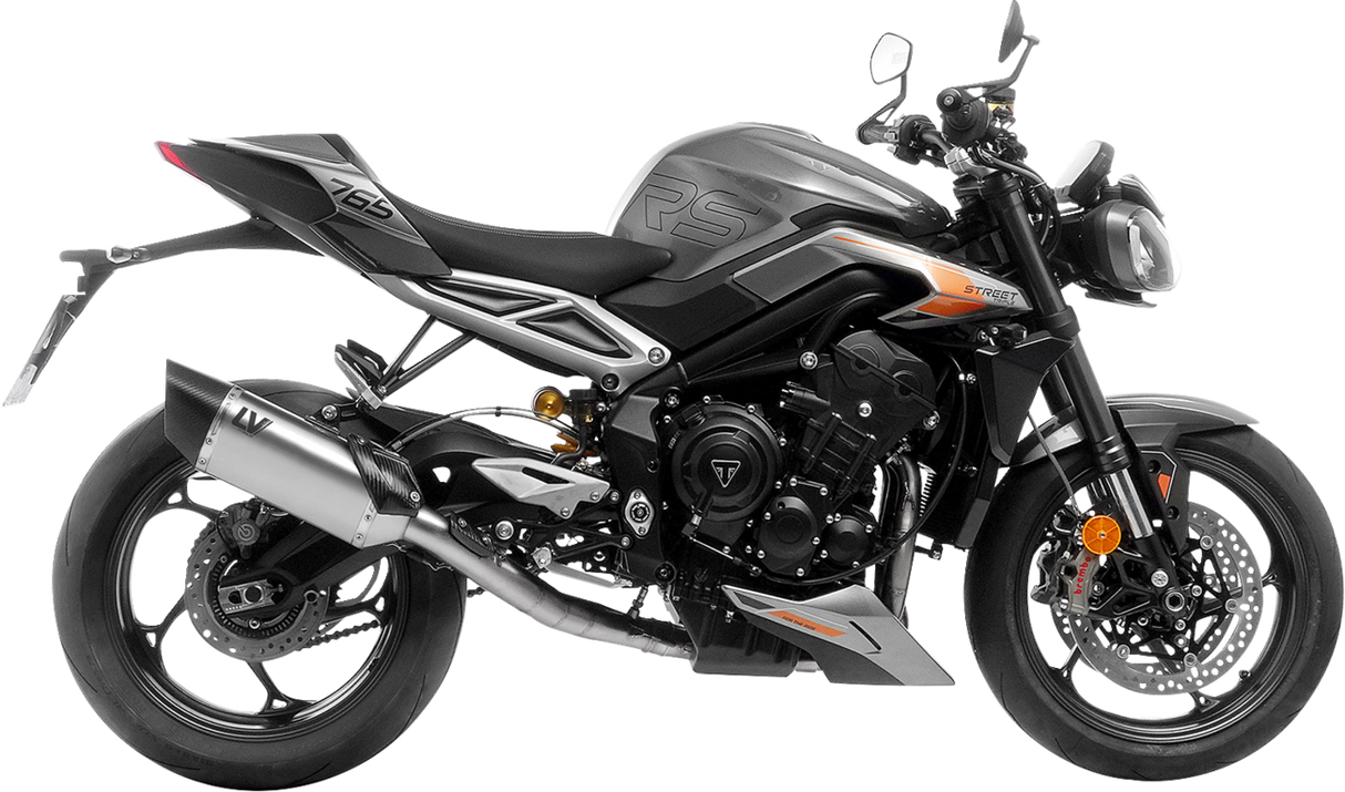 LV-14 R Exhaust System - Titanium - Triumph Street Triple 765 2023 - 2025