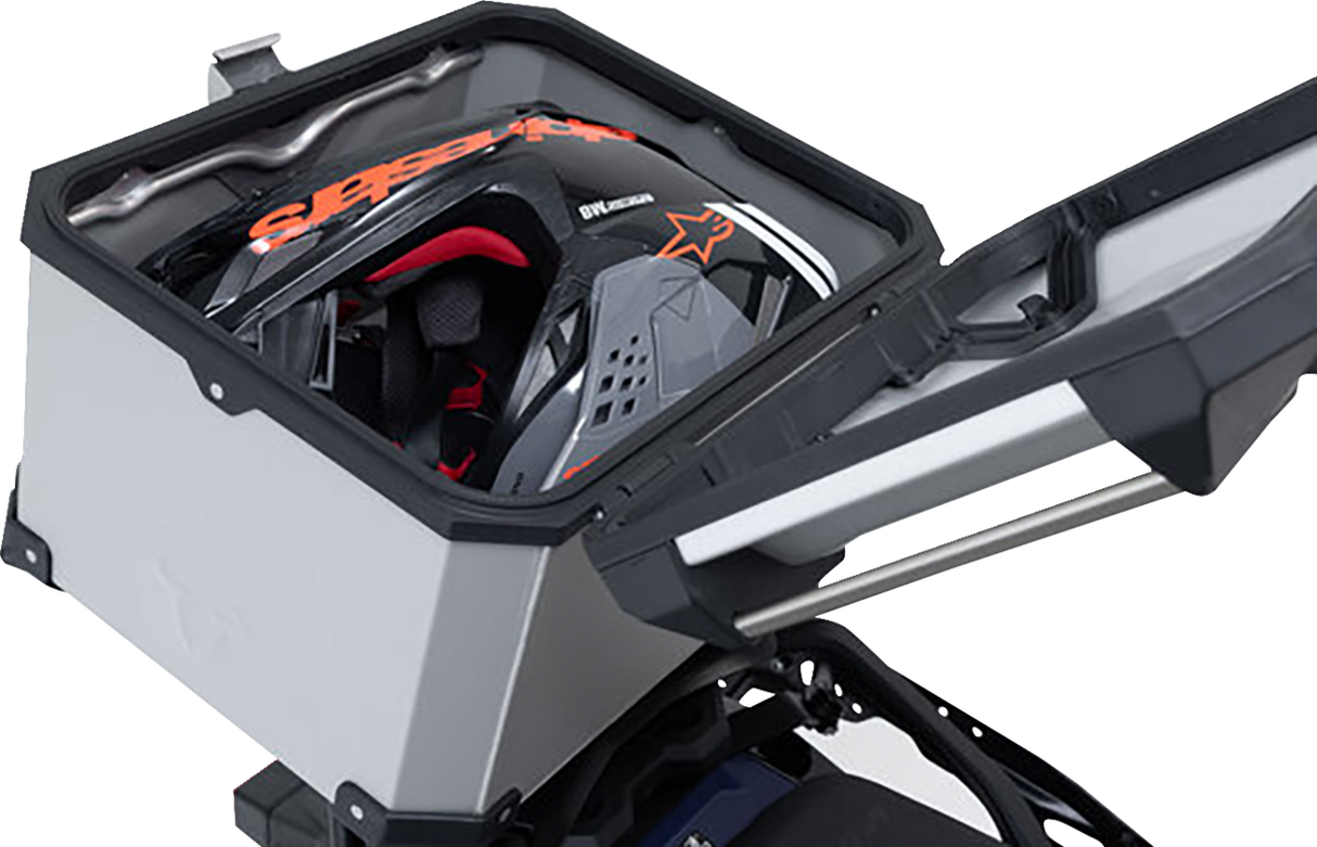 TRAX ADV Top Case System - Silver - Triumph Tiger 850 Sport/Tiger 900/Tiger 1200 \'20-\'24 2020 - 2024