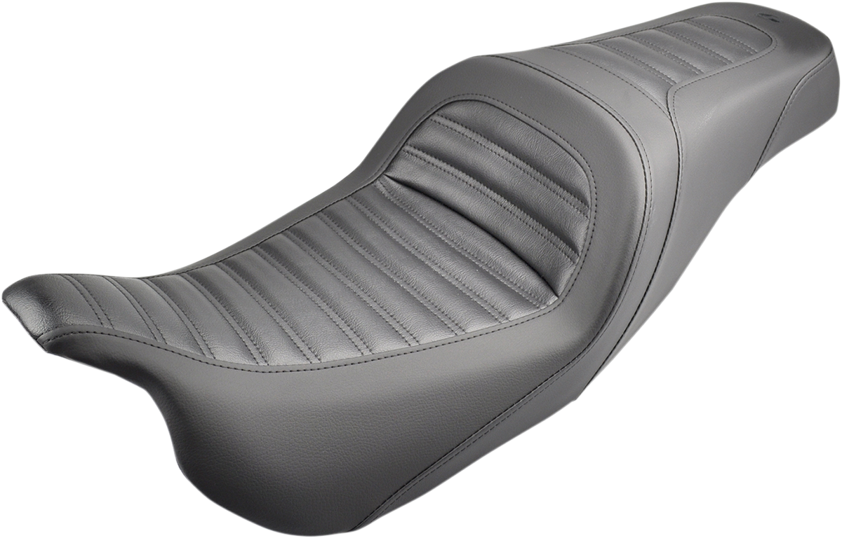 Slim Roll & Pleat Seat - Black - \'08-\'23 FL 2008 - 2023