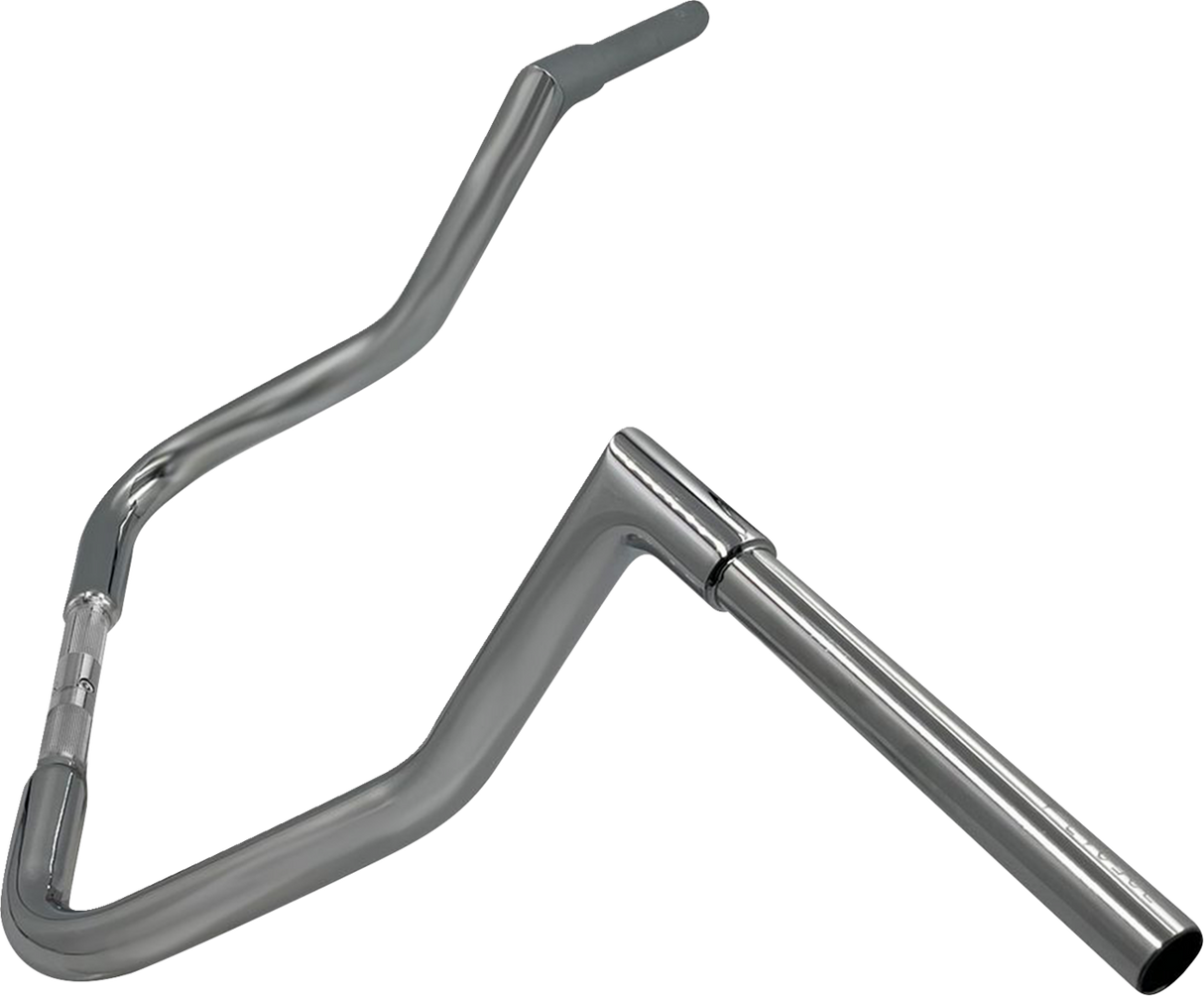 1-1/4\" EZ Install Flat Top Handlebar - Reduced Reach - 13\" - Chrome 2008 - 2025