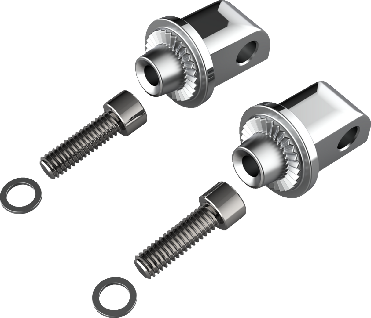 Peg Adapter - Passenger - Chrome - Indian 2014 - 2023