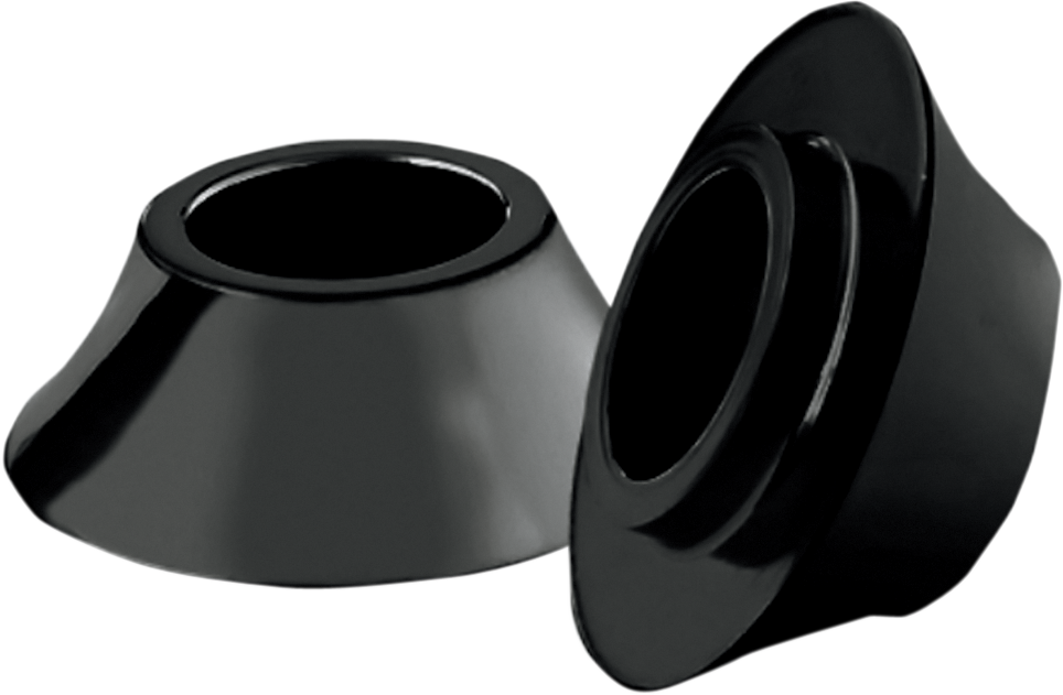 Tapered Axle Spacer - Front - Black - No ABS - \'00-\'07 FLH 2000 - 2007