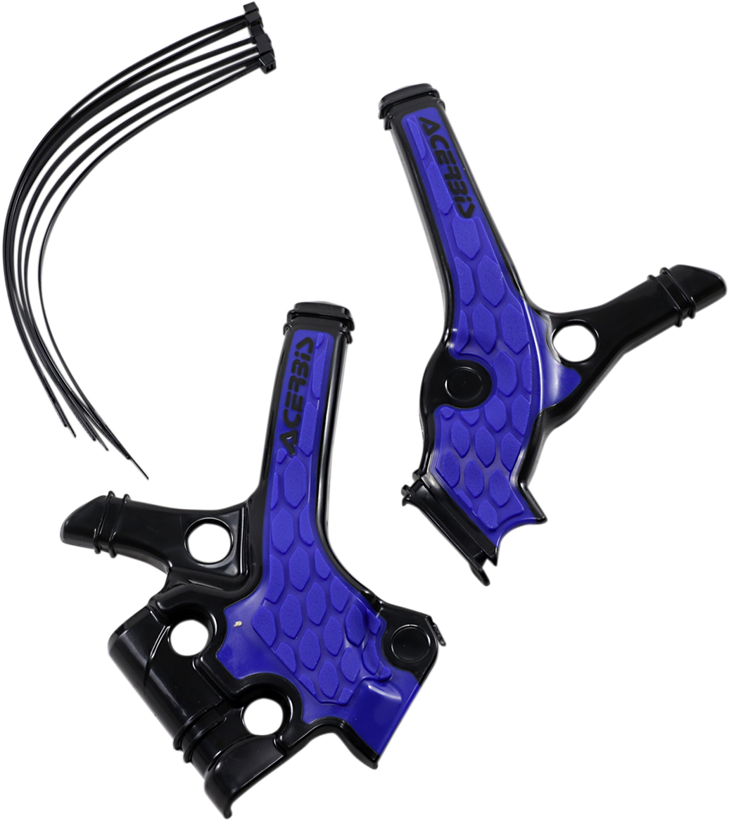X-Grip Frame Guards - Black/Blue - YZ 65 2018 - 2023