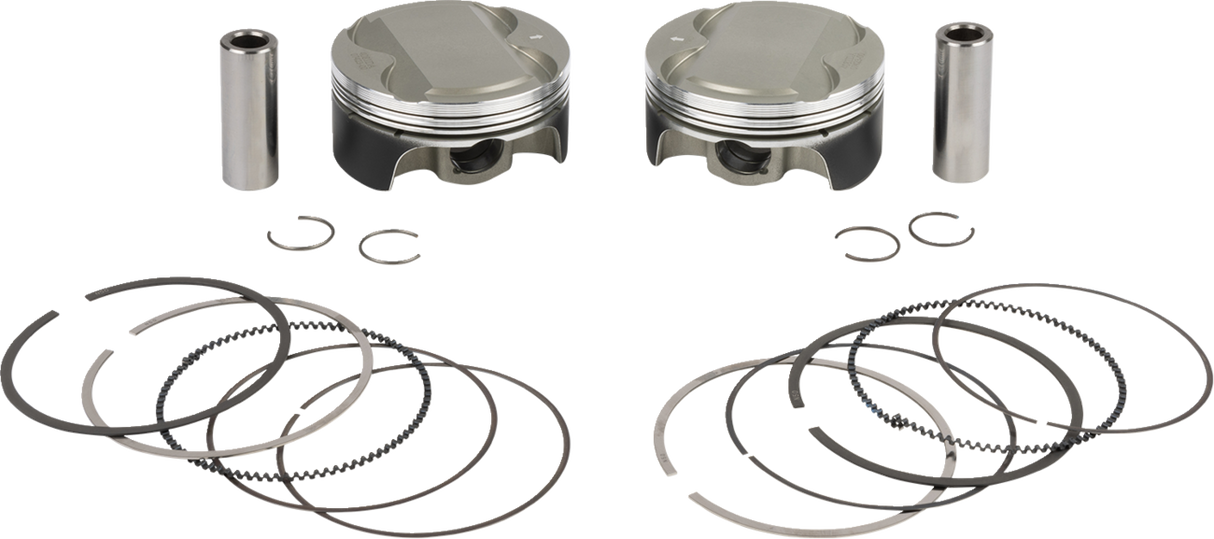 Piston Kit - 4.375\" Stroke - 107 CID - M8 2017 - 2024