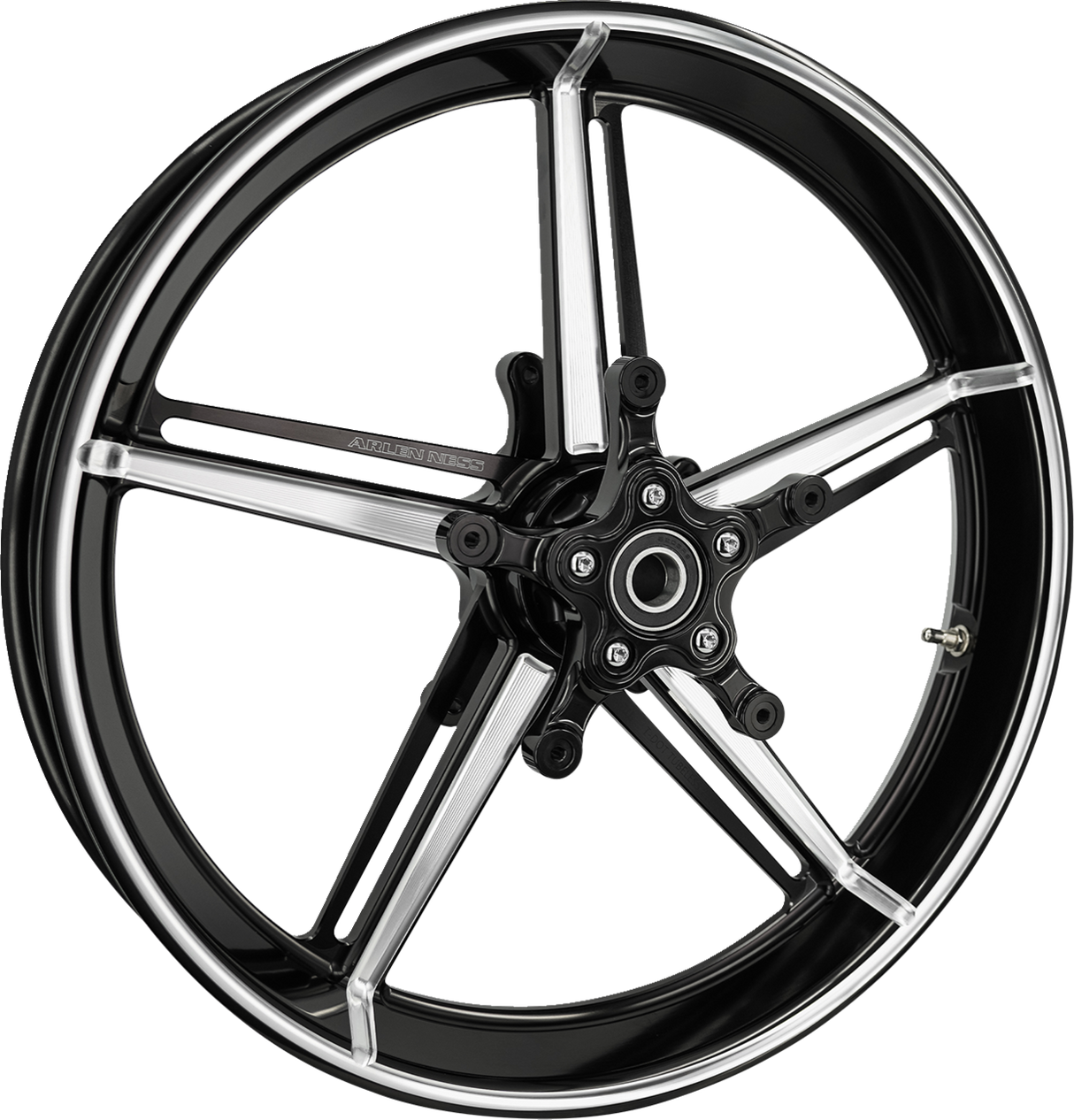 Wheel with Hub/Adapter - Factory 24 - Front - Black/Contrast Cut - 21x3.5 2024 - 2025