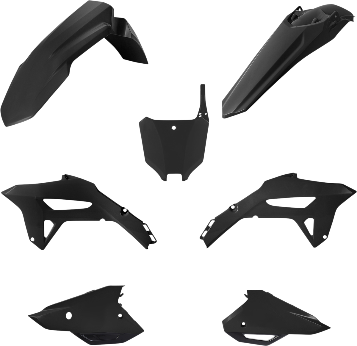 5 Piece Replica Body Kit - Black - CRF 250R/450R 2021 - 2024