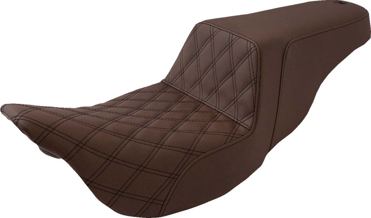 Step-Up Seat - Front Lattice Stitch - Brown - FL \'08-\'23 2008 - 2023