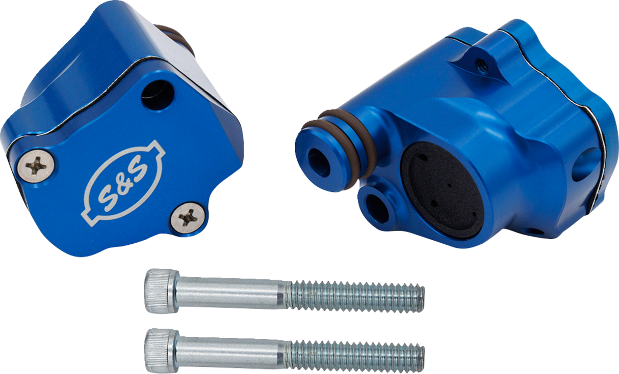 Breather Head Kit - Billet Anodized Blue - M8 2017 - 2024