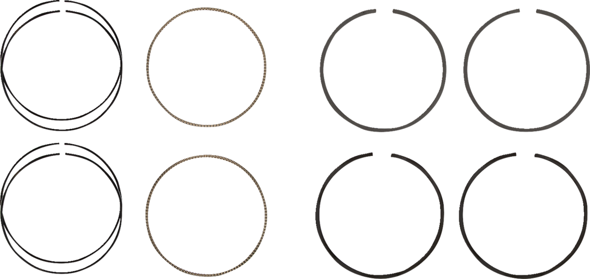 Piston Rings - 107\" Motor - 3.937\" Standard - M8 2017 - 2020