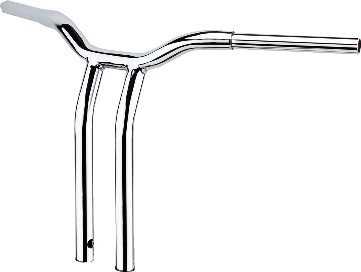 One-Piece Kage Fighter Handlebar - Pullback - 14\" x 1-1/4\" - Chrome 2024 - 2024