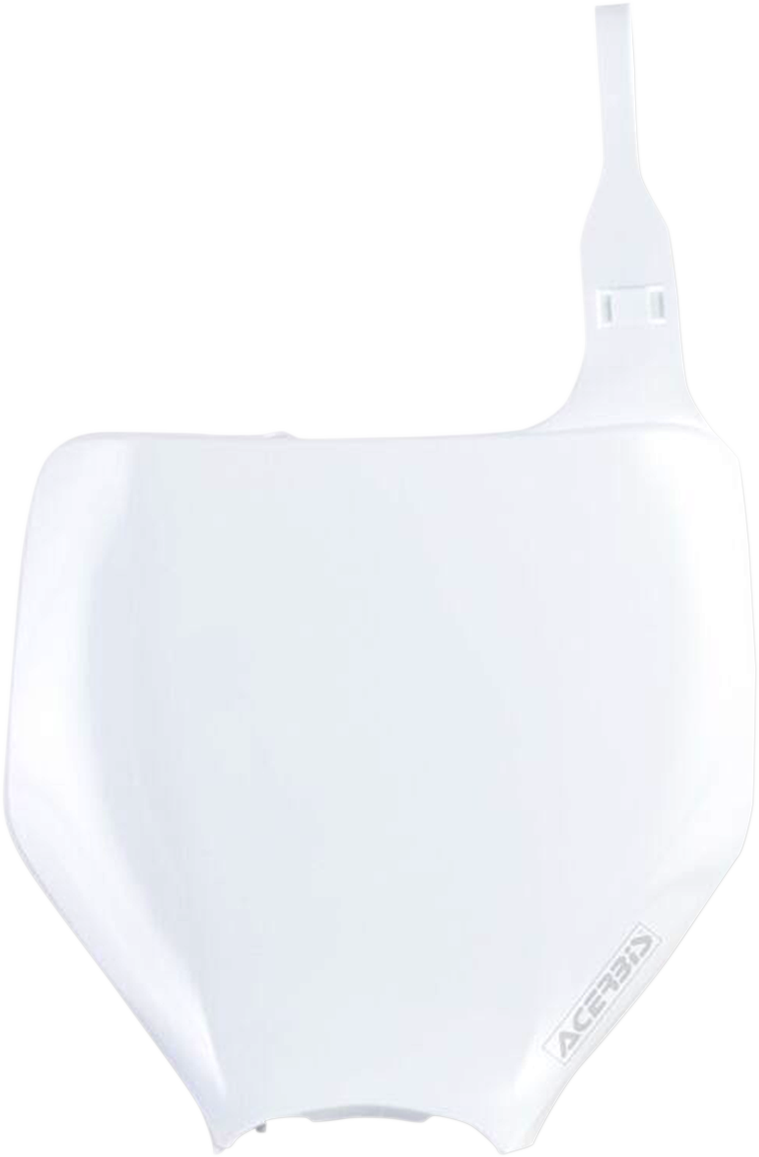 Front Number Plate - White 2003 - 2008