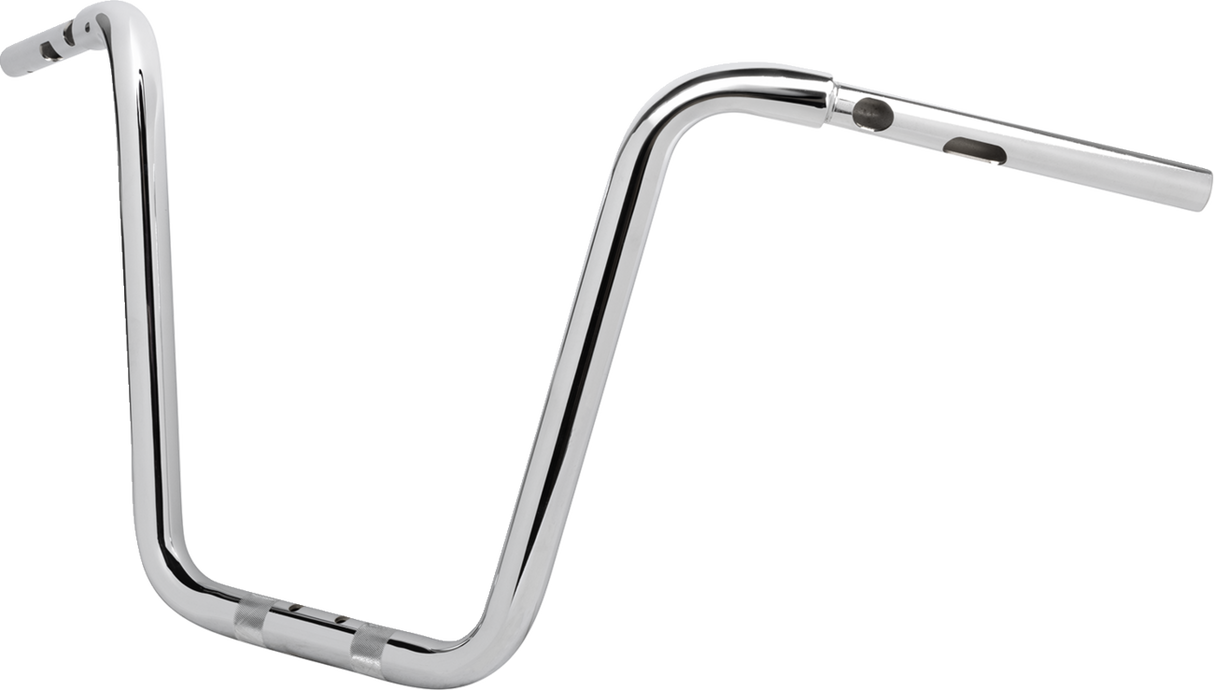 Handlebar - Twin Round - 1-1/4\" x 14\" - Chrome 2023 - 2024