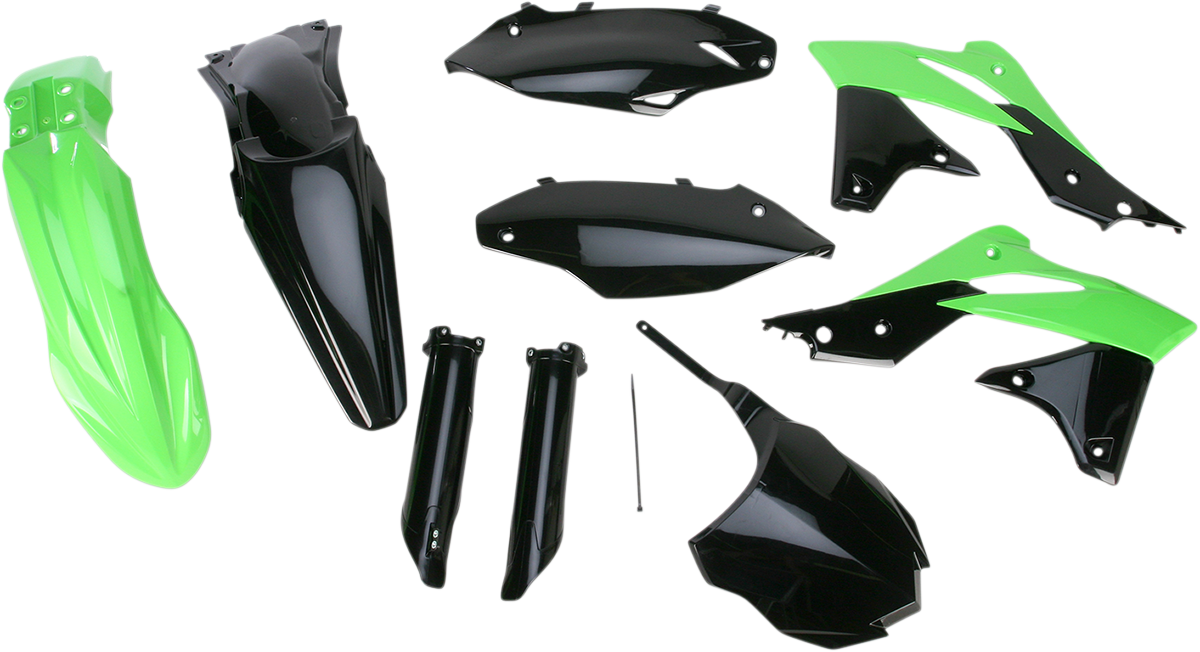 Full Replacement Body Kit - OEM \'13 Black/Green 2013 - 2016