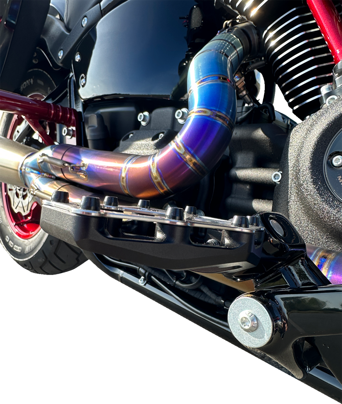 NXL Footpegs - Black w/ Stainless Steel Cover 2018 - 2024