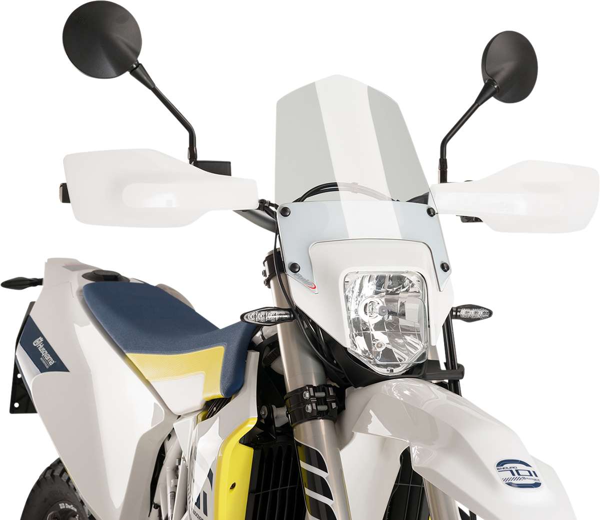 New Generation Windscreen - 13-3/4\" - Clear - Husqvarna 701 2016 - 2024