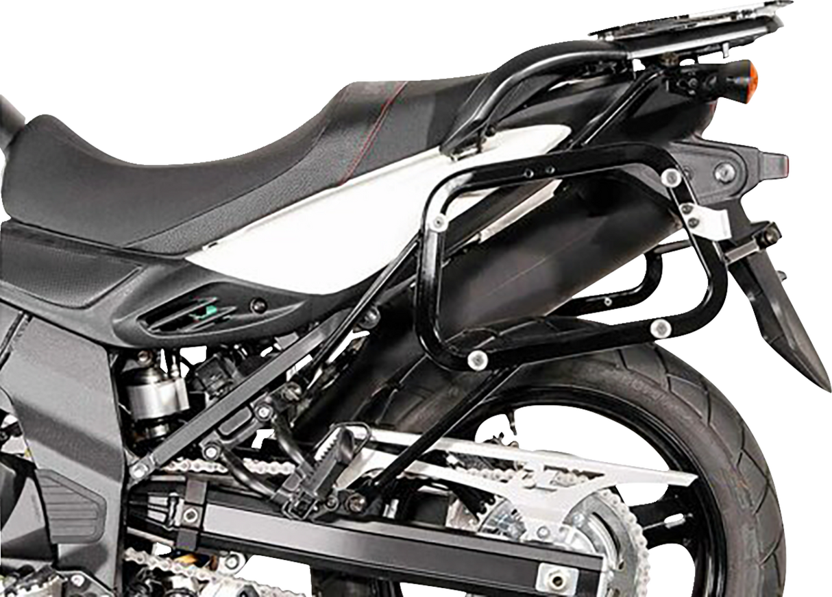 TRAX ADV Aluminum Case System - Silver - Suzuki V-Strom 650 \'11-\'16 2011 - 2016
