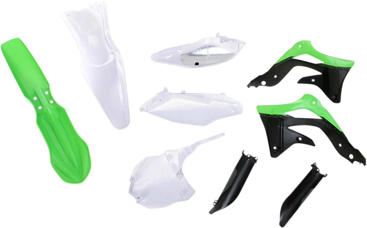 Full Replacement Body Kit - OEM \'13 White/Black/Green 2013 - 2015