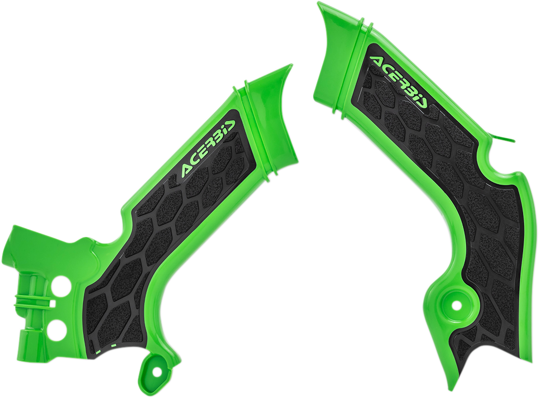 X-Grip Frame Guards - Green/Black - KX 250/450 2019 - 2023