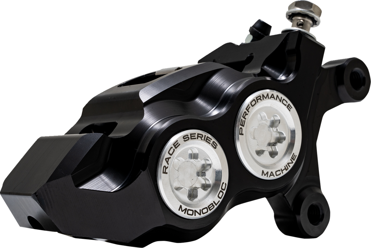 Caliper - 137 X 4B - Right - Black Anodized with Clear Bore Caps 2008 - 2023