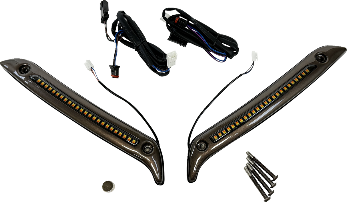 LED Windshield Trim - Dark Bronze 2022 - 2025