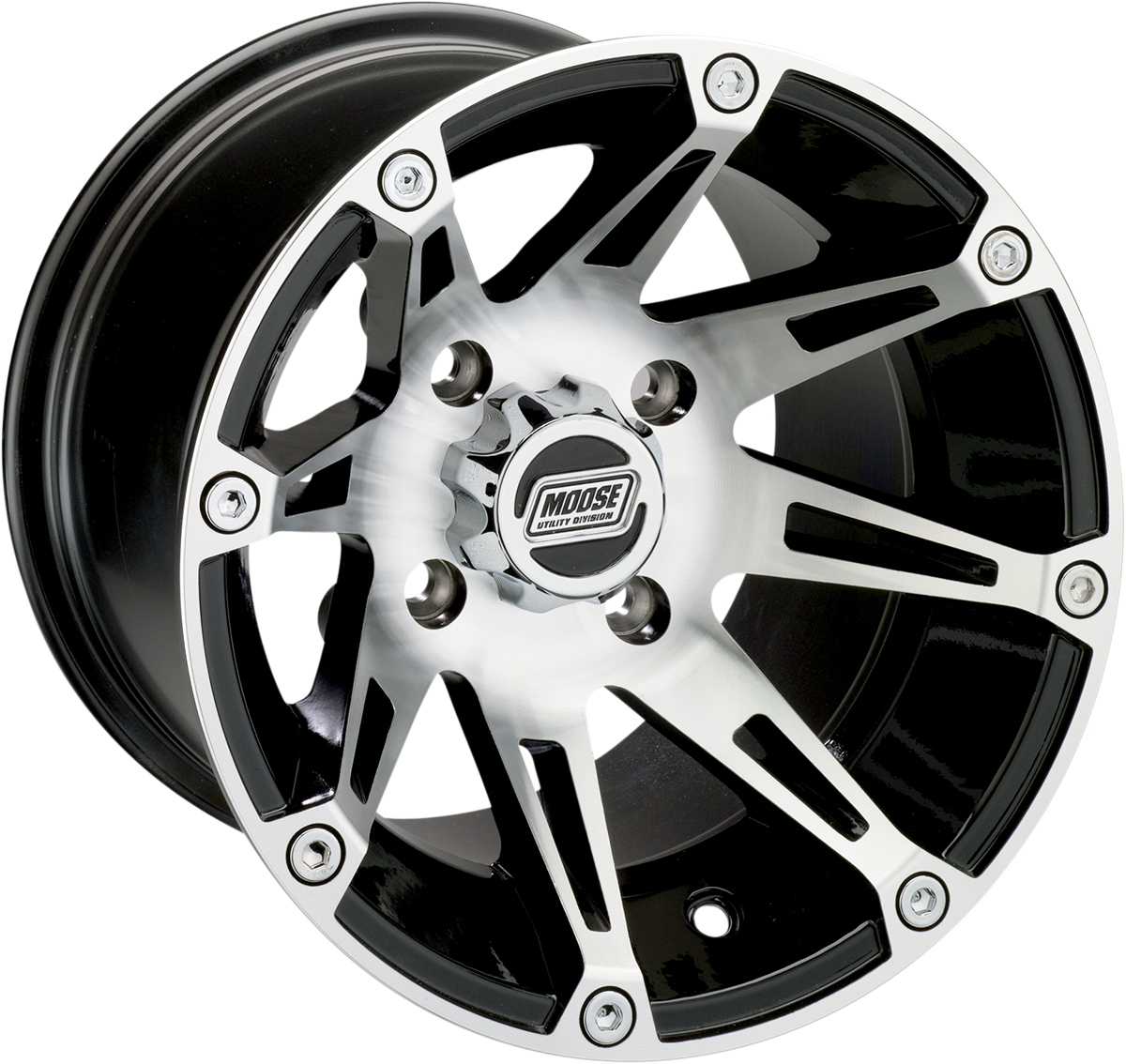 Wheel - 387X - Rear - Machined Black - 14x8 - 4/110 - 4+4 2004 - 2013