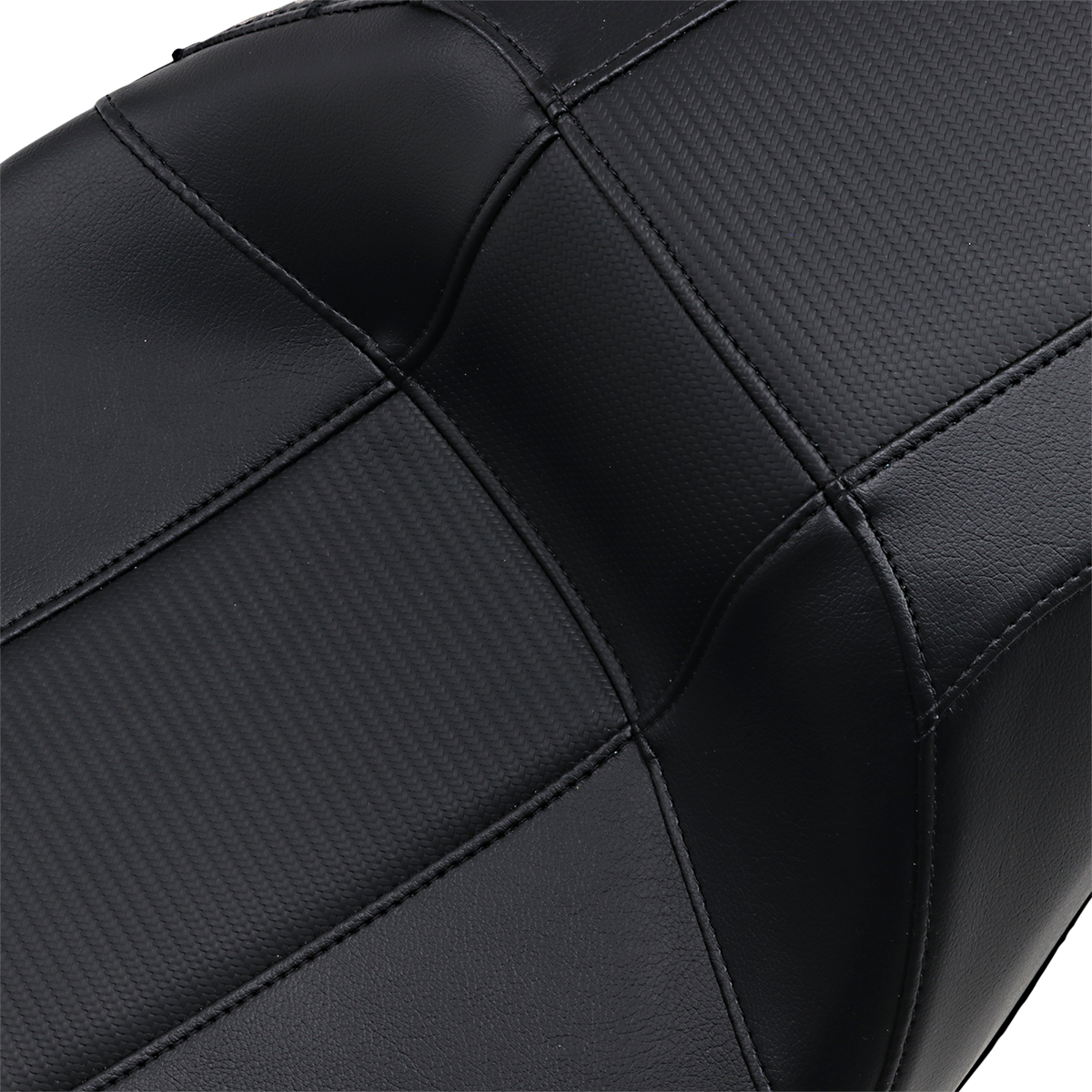 Outcast GT-2 Seat - 2-Up - w/o Backrest - Black Carbon Fiber Inlay - FL \'08-\'23 2008 - 2023