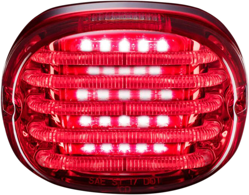 Taillight - with License Plate Illumination Window - Red 1988 - 2024