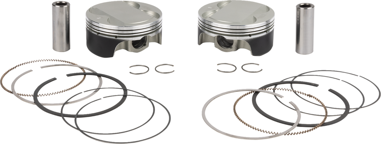 Piston Kit - 4.500\" Stroke - 114 CID - M8 CVO 2017 - 2024