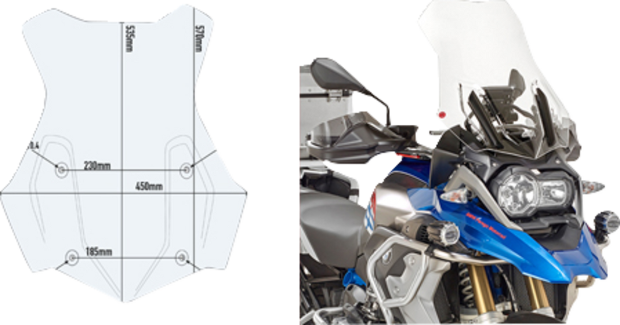 Windshield - Clear - BMW 2013 - 2019