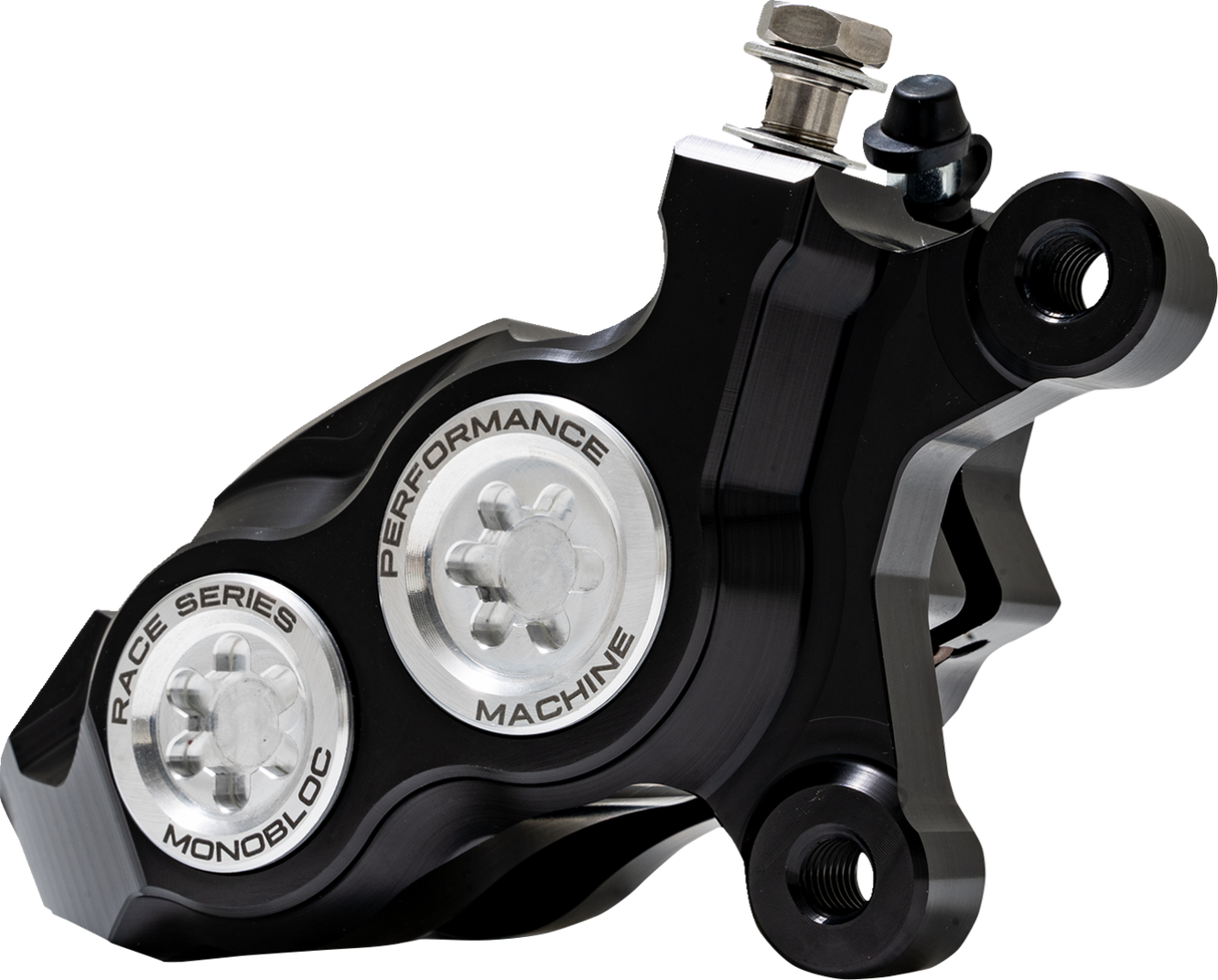 Caliper - 137 X 4B - Right - Black Anodized with Clear Bore Caps 2008 - 2023