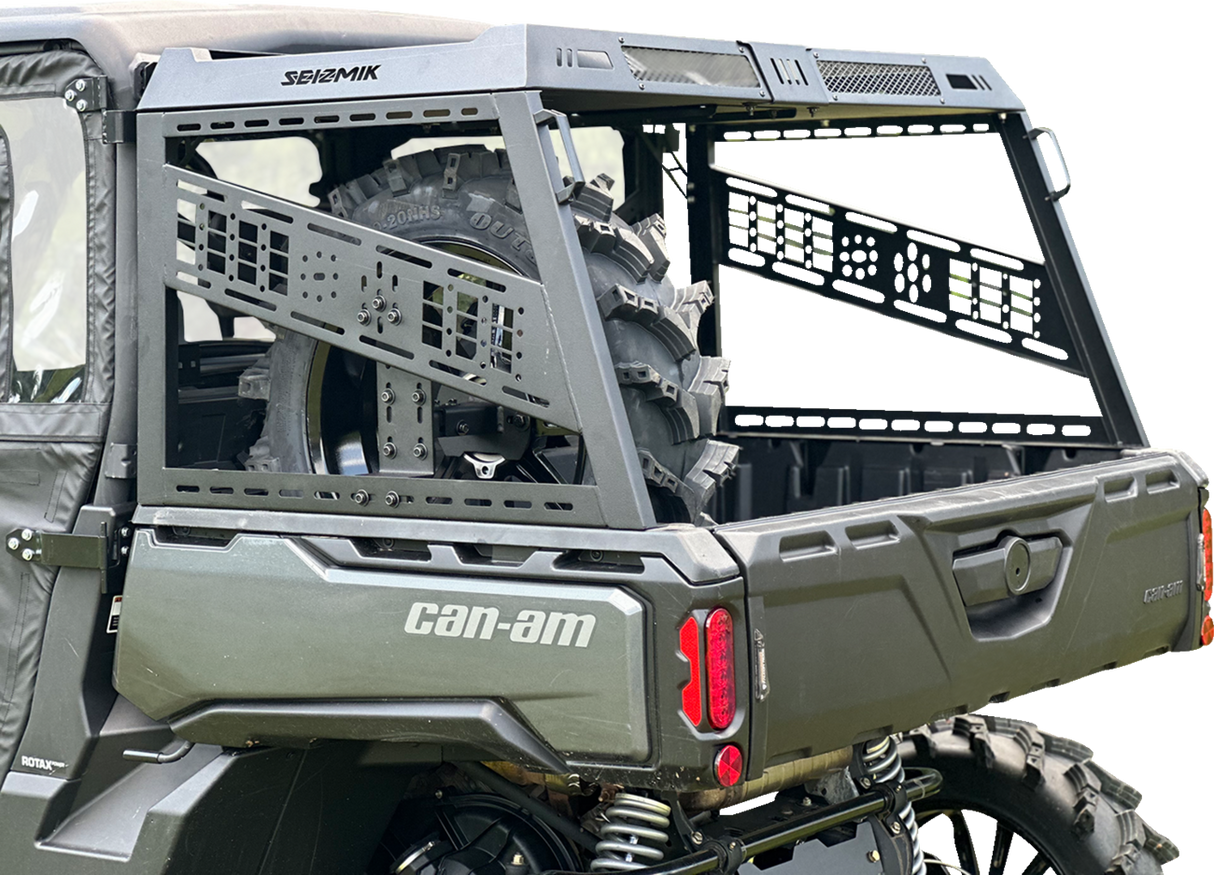Bed Rack Kit - Full Height - Black - Cam Am/Defender | Polaris/Ranger 2016 - 2021
