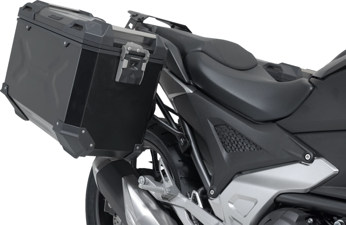 TRAX ADV Aluminum Case System - Black - Honda NC750 X \'20-\'24 2020 - 2024