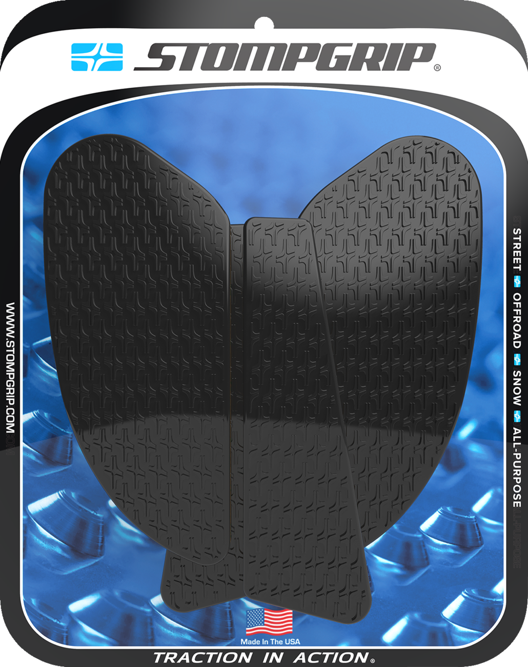 Traction Pad Tank Grips - Icon - Black - Z H2 2021 - 2023