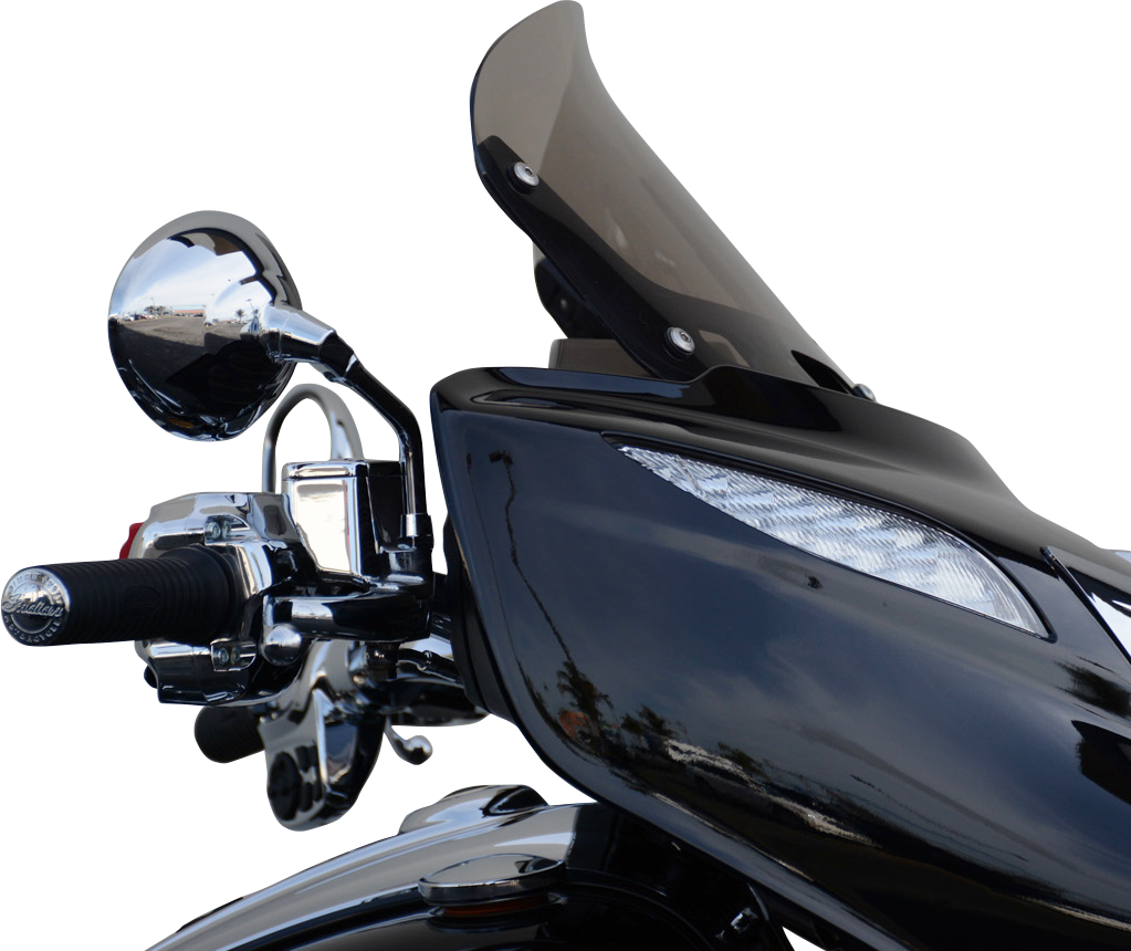 Windshield - Dark Smoke - 10\" - Indian 2014 - 2021