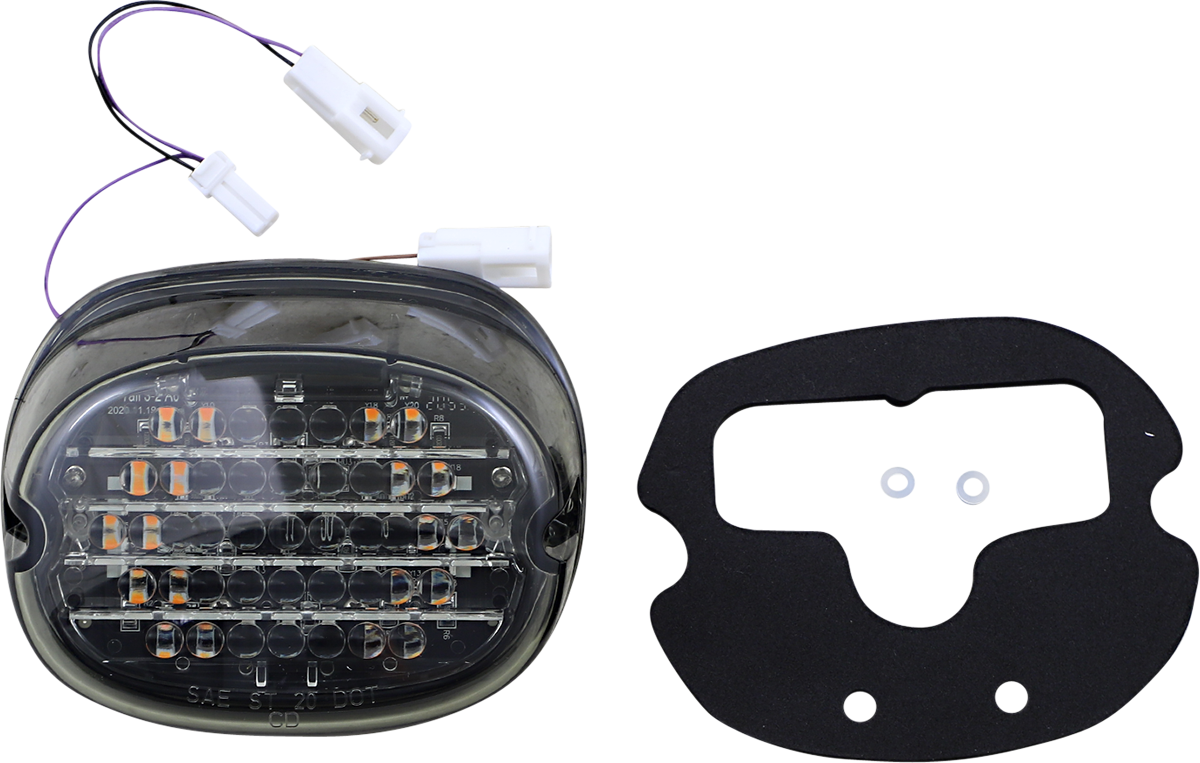 Taillight w/ Integrated Turn Signal - No Window - Smoke Lens 1999 - 2024