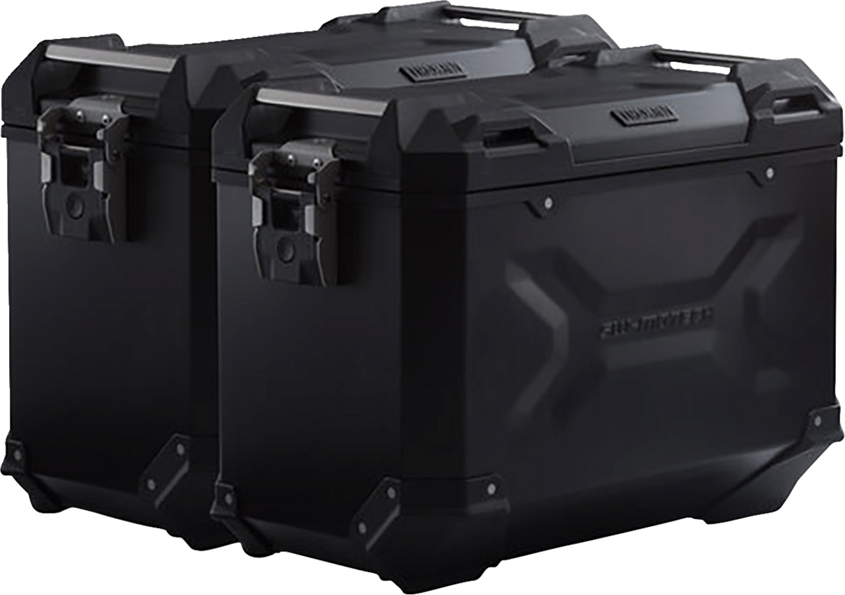 TRAX ADV Aluminum Case System - Black - Ducati Multistrada V4 \'21-\'24 2021 - 2024