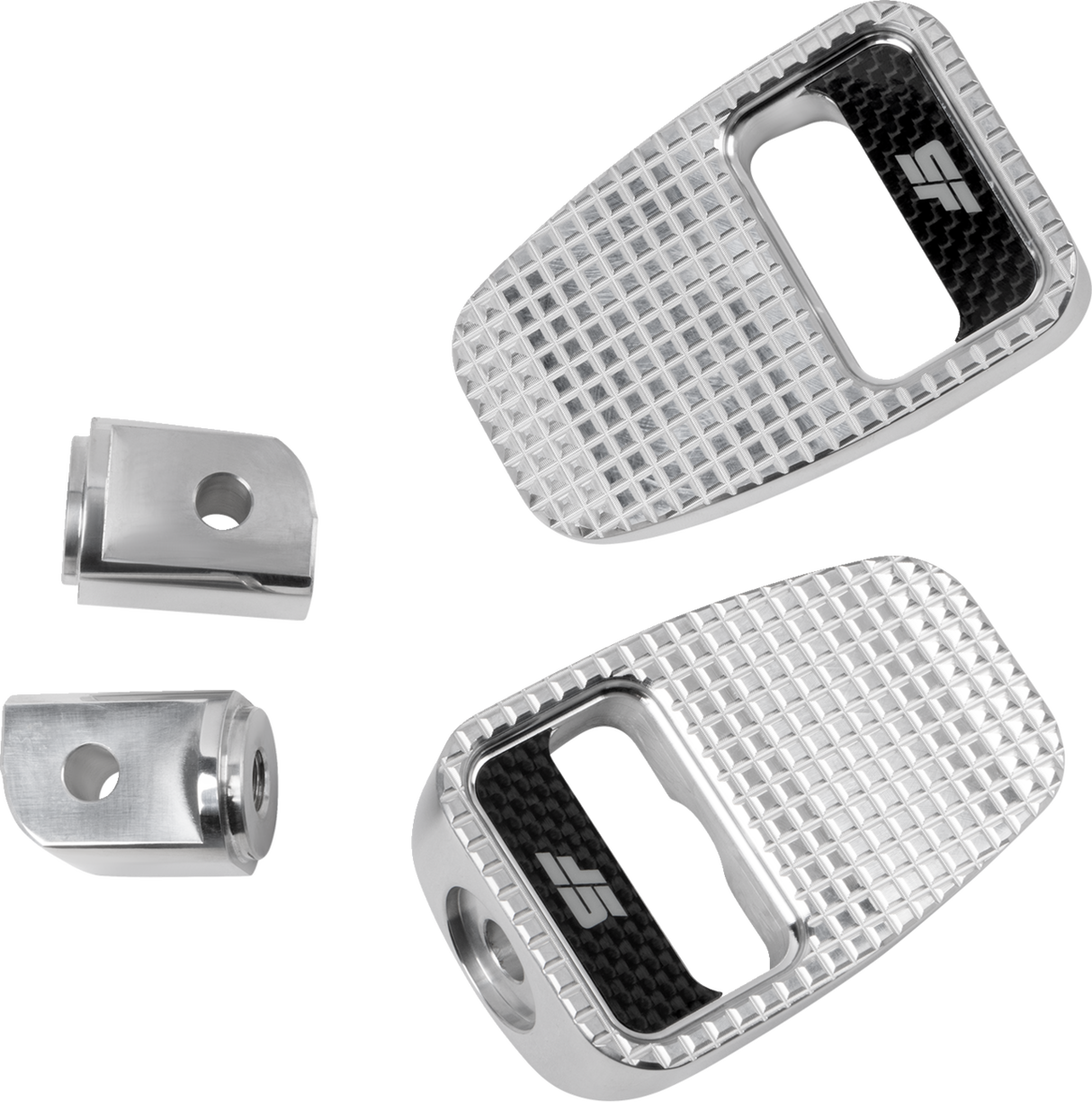 Footpegs - Silver Polished - Rear 2018 - 2023