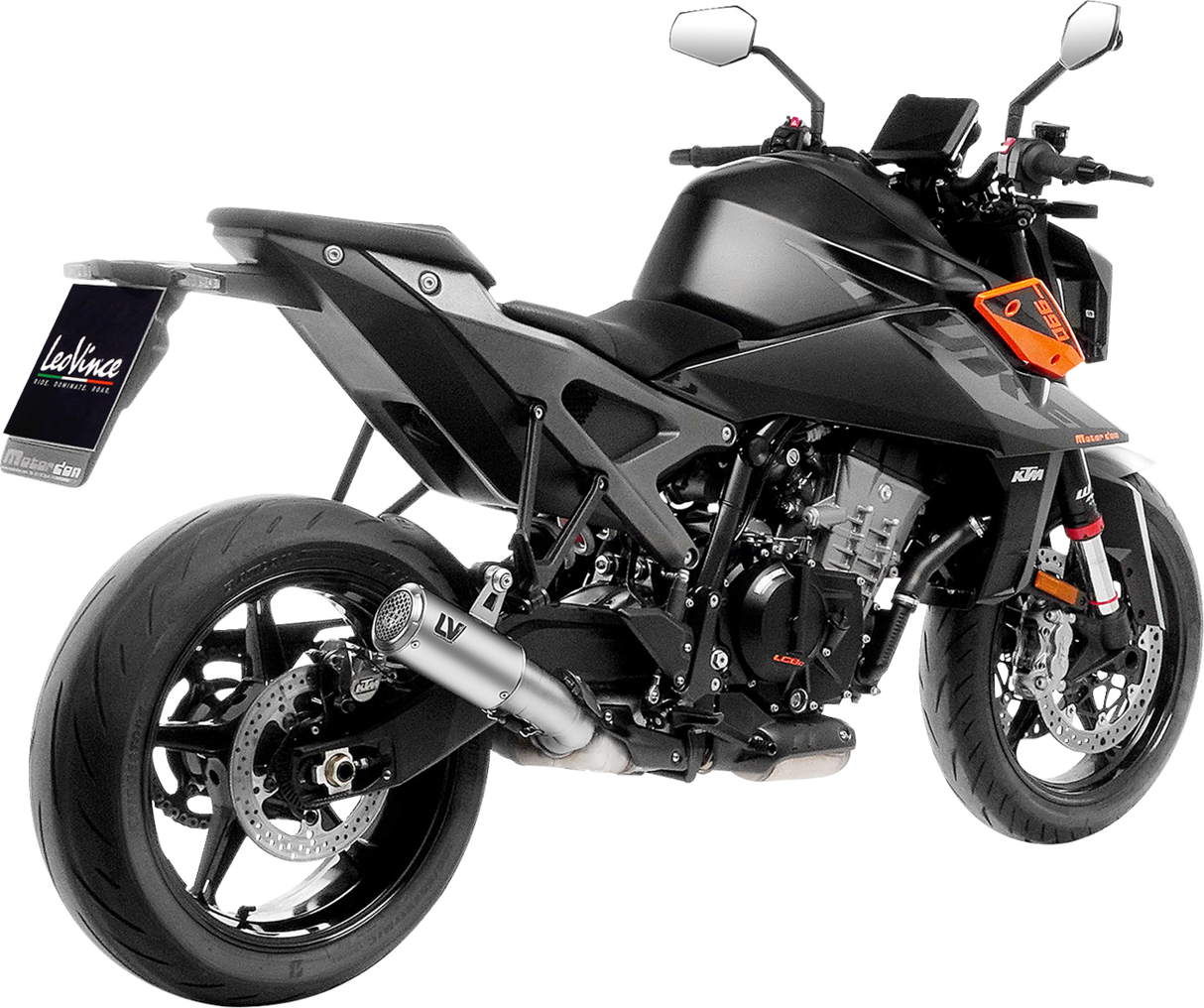 LV Corsa S Slip-On Muffler - Titanium - KTM 990 Duke 2024 - 2024