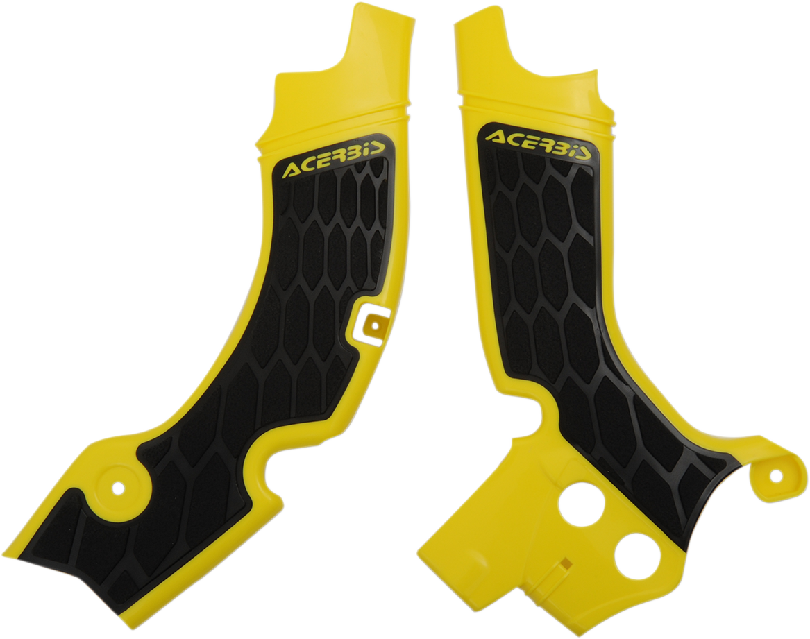X-Grip Frame Guards - Yellow/Black - RM-Z 450 2008 - 2022